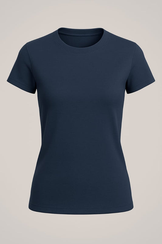 Women’s 180 GSM Biowashed Cotton T-Shirt – Ultra Soft & Everyday Fit