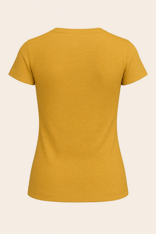 Women’s 180 GSM Biowashed Cotton T-Shirt – Ultra Soft & Everyday Fit