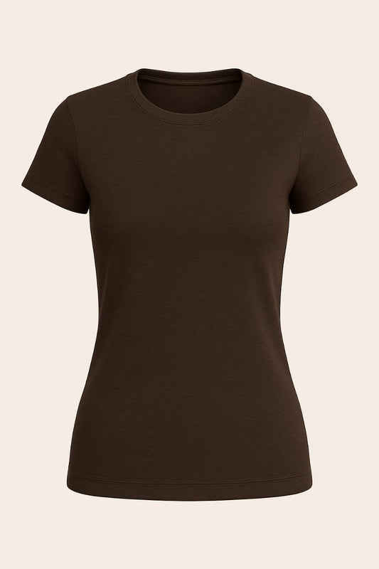 Women’s 180 GSM Biowashed Cotton T-Shirt – Ultra Soft & Everyday Fit