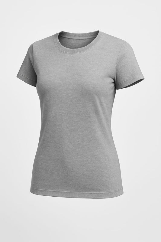 Women’s 180 GSM Biowashed Cotton T-Shirt – Ultra Soft & Everyday Fit