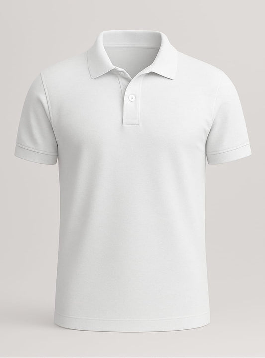 Biowashed Cotton Polo T-Shirt – Premium Comfort & Style
