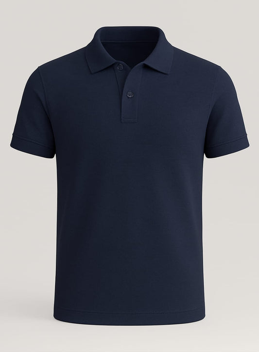 Biowashed Cotton Polo T-Shirt – Premium Comfort & Style