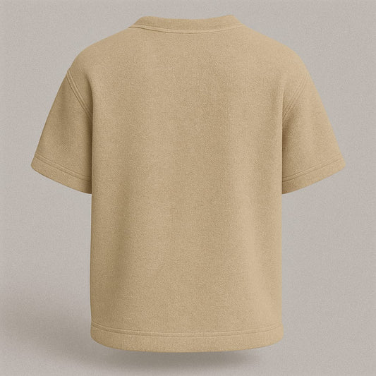 French Terry Oversized T-Shirt – 240 GSM | Premium Cotton | Unisex & Customizable