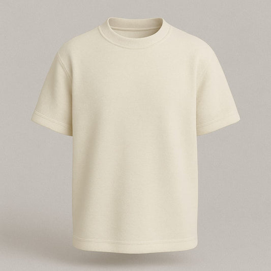 French Terry Oversized T-Shirt – 240 GSM | Premium Cotton | Unisex & Customizable