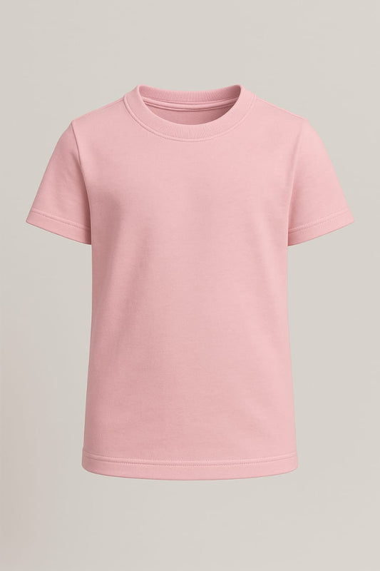 Premium 180 GSM Cotton T-Shirt for Kids – Biowashed Comfort Wear