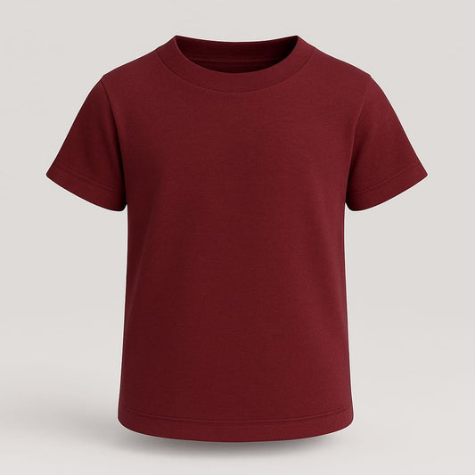 Premium 180 GSM Cotton T-Shirt for Kids – Biowashed Comfort Wear