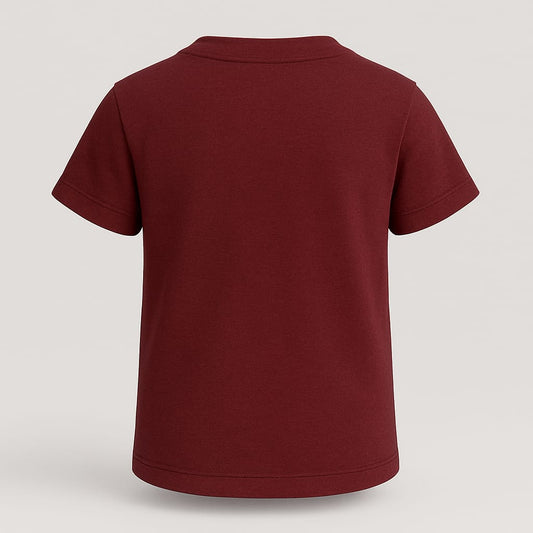 Premium 180 GSM Cotton T-Shirt for Kids – Biowashed Comfort Wear