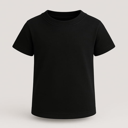 Premium 180 GSM Cotton T-Shirt for Kids – Biowashed Comfort Wear