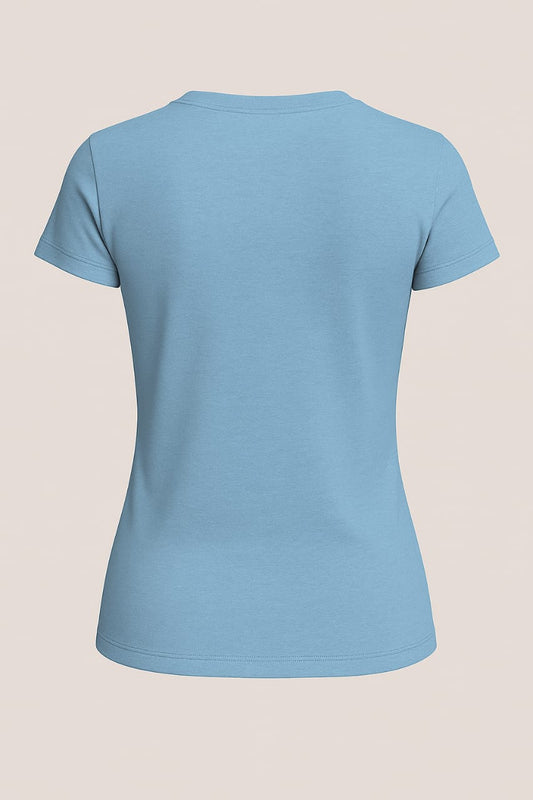 Women’s 180 GSM Biowashed Cotton T-Shirt – Ultra Soft & Everyday Fit