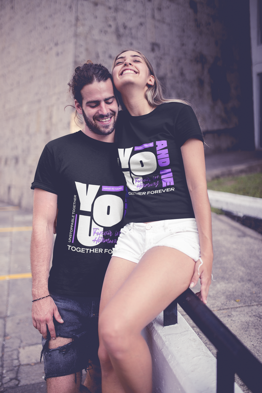 You & Me Regular T Shirt [ SET OF 2 ]